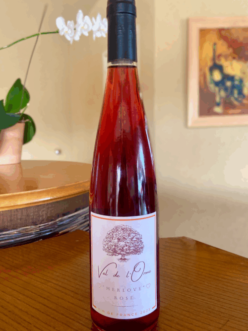 VIN DE FRANCE Rosé "Merlove" 2023 - Domaine Val de l'Orme