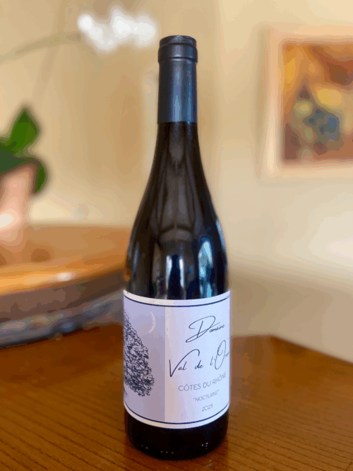 CÔTES DU RHÔNE ROUGE 2023 "Nocturne" - Domaine Val de l'Orme